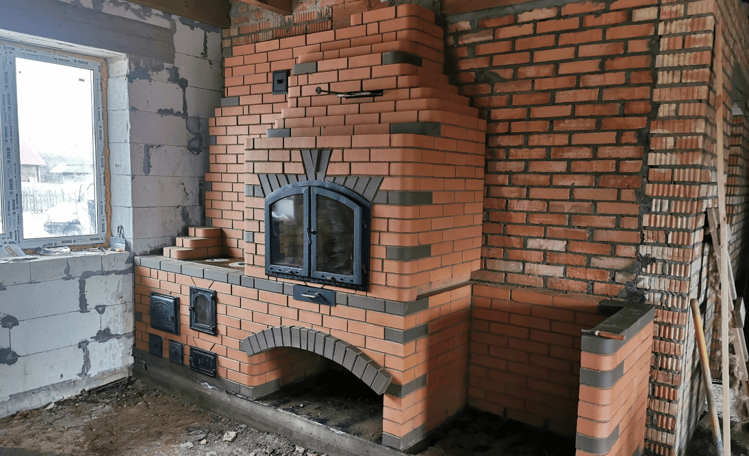 барбекю комплекс с плитой